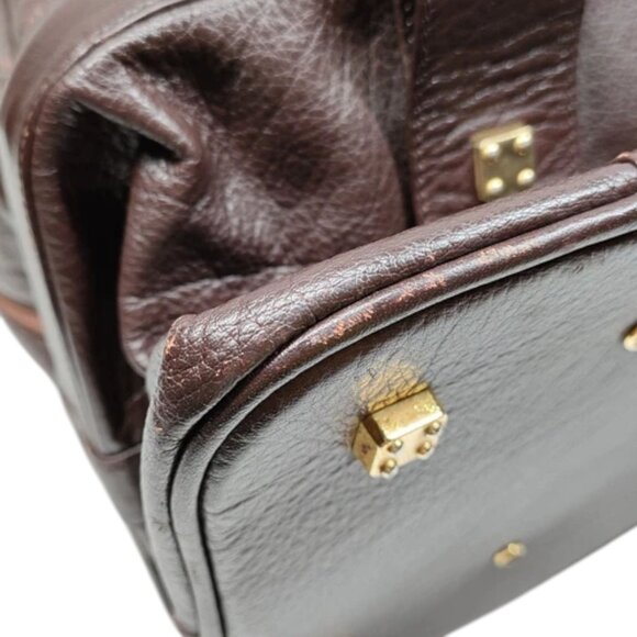 216245BO (L3) Loewe Hand Bag Brown Leather - Picture 5 of 9